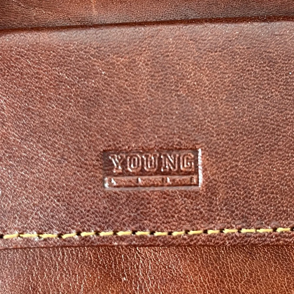 Vera Pelle Young Exclusive 3 Fold‎ Brown Genuine Leather Men's Wallet Italy